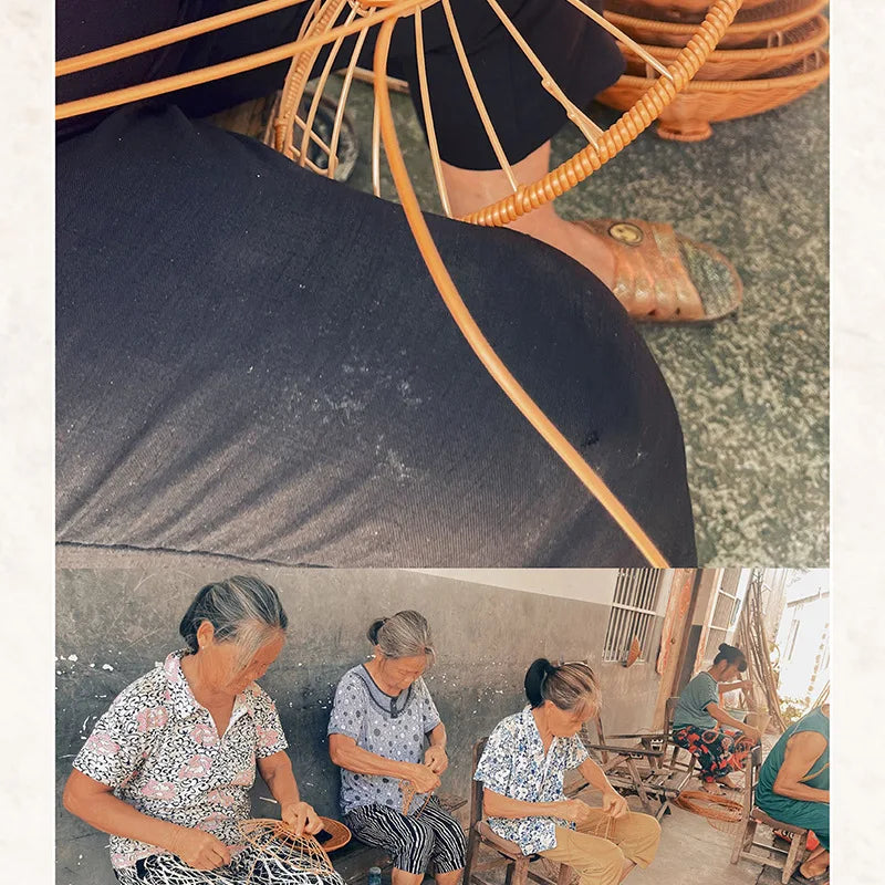 đŸ Rattan Hanging Basket