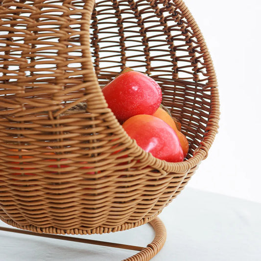 🐾 Rattan Hanging Basket